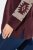 Ulla Popken Aztec Pattern Turtleneck Sweater Plum - Hoodies & Sweatshirts - Kuschelige Sweatshirts & Strick