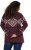 Ulla Popken Aztec Pattern Turtleneck Sweater Plum - Hoodies & Sweatshirts - Kuschelige Sweatshirts & Strick