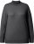 Ulla Popken Long Sleeves Mock Turtleneck Sweater Charcoal Grey Melange - Hoodies & Sweatshirts - Kuschelige Sweatshirts & Strick