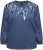 Ulla Popken Sequined Neck Long Sleeve Sweatshirt Ink Blue - Hoodies & Sweatshirts - Kuschelige Sweatshirts & Strick