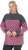 Ulla Popken Graphic Stripe Long Sleeve Turtleneck Sweater Flamingo - Hoodies & Sweatshirts - Kuschelige Sweatshirts & Strick