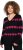 Ulla Popken Heart Print Long Sleeve V-Neck Sweater Black - Hoodies & Sweatshirts - Kuschelige Sweatshirts & Strick
