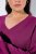 Ulla Popken Soft Fine Knit Pullover V-Neck Sweatshirt Dark Lilac - Hoodies & Sweatshirts - Kuschelige Sweatshirts & Strick