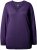 Ulla Popken Casual V-Neck Long Sleeve Sweater Deep Violet - Hoodies & Sweatshirts - Kuschelige Sweatshirts & Strick