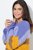 Ulla Popken Colorful Chunky Striped Sweater Lavender - Hoodies & Sweatshirts - Kuschelige Sweatshirts & Strick