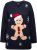 Ulla Popken Gingerbread Man Christmas Sweater Navy - Hoodies & Sweatshirts - Kuschelige Sweatshirts & Strick