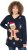 Ulla Popken Gingerbread Man Christmas Sweater Navy - Hoodies & Sweatshirts - Kuschelige Sweatshirts & Strick