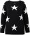 Ulla Popken Glitter Stars Soft Knit Sweater Black - Hoodies & Sweatshirts - 
