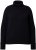 Ulla Popken Turtleneck Sweater with Ribbed Inserts Black - Hoodies & Sweatshirts - Kuschelige Sweatshirts & Strick