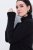 Ulla Popken Turtleneck Sweater with Ribbed Inserts Black - Hoodies & Sweatshirts - Kuschelige Sweatshirts & Strick