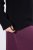 Ulla Popken Turtleneck Sweater with Ribbed Inserts Black - Hoodies & Sweatshirts - Kuschelige Sweatshirts & Strick