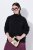 Ulla Popken Turtleneck Sweater with Ribbed Inserts Black - Hoodies & Sweatshirts - Kuschelige Sweatshirts & Strick