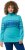 Ulla Popken Apres Ski Long Sleeve Troyer Collar Sweater Bright Turquoise - Hoodies & Sweatshirts - 