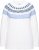 Ulla Popken Norwegian-Inspired Long Sleeve Knit Sweater Snow White - Hoodies & Sweatshirts - 