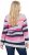Ulla Popken Landscape Stripe Sweater Light Grey Melange - Hoodies & Sweatshirts - Kuschelige Sweatshirts & Strick