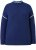 Ulla Popken Contrast Trim Long Sleeve Sweater Dark Blue - Hoodies & Sweatshirts - Kuschelige Sweatshirts & Strick
