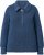 Ulla Popken Two-Tone Mixed Knit Troyer Collar Sweater Navy - Hoodies & Sweatshirts - Kuschelige Sweatshirts & Strick