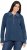Ulla Popken Two-Tone Mixed Knit Troyer Collar Sweater Navy - Hoodies & Sweatshirts - Kuschelige Sweatshirts & Strick