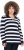 Ulla Popken Striped Polo Collar Long Sleeve Sweater Navy - Hoodies & Sweatshirts - Kuschelige Sweatshirts & Strick