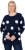 Ulla Popken Fluffy Polka Dot Sweater Ink Blue - Hoodies & Sweatshirts - 