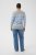 Kaffe Curve Niela Gestreifter Pullover Hellgrau/Blau - Pullover & Strickmode - 