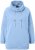 Ulla Popken Drawstring Collar Long Sleeve Sweatshirt Light Blue - Hoodies & Sweatshirts - Kuschelige Sweatshirts & Strick