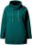 Ulla Popken Drawstring Collar Long Sleeve Sweatshirt Teal Green - Hoodies & Sweatshirts - 