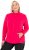 Ulla Popken Modular Fleece Zip Front Jacket Magenta - Hoodies & Sweatshirts - Kuschelige Sweatshirts & Strick