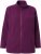Ulla Popken Modular Fleece Zip Front Jacket Dark Cherry - Hoodies & Sweatshirts - 