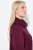 Ulla Popken Rhinestone Snowflake Turtleneck Sweatshirt Dark Ruby - Hoodies & Sweatshirts - Kuschelige Sweatshirts & Strick