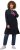 Ulla Popken Extra Long Abstract Graphic Hoodie Navy - Hoodies & Sweatshirts - Kuschelige Sweatshirts & Strick