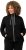 Ulla Popken Contrast Color Zip Up Sweatshirt Black - Hoodies & Sweatshirts - 