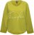 Ulla Popken Embroidered Freedom Rolled Edge Sweatshirt Avocado Green - Hoodies & Sweatshirts - Kuschelige Sweatshirts & Strick
