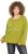 Ulla Popken Embroidered Freedom Rolled Edge Sweatshirt Avocado Green - Hoodies & Sweatshirts - Kuschelige Sweatshirts & Strick