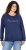Ulla Popken NEW CASUAL Ruffled Hem Sweatshirt Navy - Hoodies & Sweatshirts - Kuschelige Sweatshirts & Strick