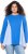 Ulla Popken Pinstripe Gore Long Sleeve Sweatshirt Peacock Blue - Hoodies & Sweatshirts - Kuschelige Sweatshirts & Strick
