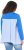 Ulla Popken Pinstripe Gore Long Sleeve Sweatshirt Peacock Blue - Hoodies & Sweatshirts - Kuschelige Sweatshirts & Strick