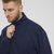 North Latitude Denim Half-Zip Sweatshirt Navy Blue TALL - TALL sweatshirts - 