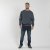 North Latitude O-Neck Sweatshirt Blue Melange TALL - TALL sweatshirts - TALL Sweatshirts für große Männer