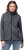 Ulla Popken Heather Knit Fleece Jacket Navy - Hoodies & Sweatshirts - 