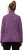 Ulla Popken Heather Knit Fleece Jacket Dark Purple - Hoodies & Sweatshirts - Kuschelige Sweatshirts & Strick