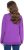 Ulla Popken Magnifique Split Style Sweatshirt Purple - Hoodies & Sweatshirts - 