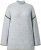 Ulla Popken Decorative Seam Sweater Light Grey Melange - Hoodies & Sweatshirts - Kuschelige Sweatshirts & Strick