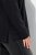 Ulla Popken Chain Fringe Smooth Fleece Sweatshirt Black - Hoodies & Sweatshirts - Kuschelige Sweatshirts & Strick