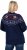 Ulla Popken Norwegian Style Christmas Sweater Blue - Hoodies & Sweatshirts - Kuschelige Sweatshirts & Strick