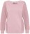 Ulla Popken Mixed Knit Patch Look Sweatshirt Old Pink - Hoodies & Sweatshirts - 