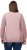 Ulla Popken Mixed Knit Patch Look Sweatshirt Old Pink - Hoodies & Sweatshirts - 