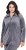 Ulla Popken Velour Loungewear Jacket Dark Grey - Hoodies & Sweatshirts - Kuschelige Sweatshirts & Strick