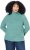 Ulla Popken Asymmetric Zipper Turtleneck Sweater Green - Hoodies & Sweatshirts - Kuschelige Sweatshirts & Strick