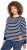 Ulla Popken Striped Drawstring Hem Sweatshirt Navy - Hoodies & Sweatshirts - Kuschelige Sweatshirts & Strick